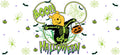 Spooky Halloween Skeleton UV DTF Cup Wrap for 16oz Glass Can KA-11658
