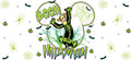 Cute Halloween Skeleton UV DTF Cup Wrap for 16oz Glass Can KA-11660