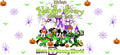 Halloween Party UV DTF Cup Wrap for 16oz Glass Can KA-11664