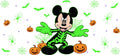 Halloween Skeleton Party UV DTF Cup Wrap for 16oz Glass Can KA-11670