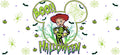 Halloween Spooky Character UV DTF Cup Wrap for 16oz Glass Can KA-11678