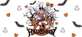 Halloween Skeleton UV DTF Cup Wrap for 16oz Glass Can KA-11681
