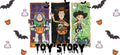 Halloween Character Collection UV DTF Cup Wrap for 16oz Glass Can KA-11689