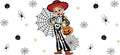 Halloween Costume Character UV DTF Cup Wrap for 16oz Glass Can KA-11698