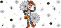 Halloween Cowboy Costume UV DTF Cup Wrap for 16oz Glass Can KA-11700