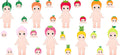 Cute Baby Angel Style UV DTF Cup Wrap for 16oz Glass Can KA-11749