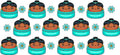 Dumpling Tumbler Decal UV DTF Cup Wrap for 16oz Libbey Glass KA-11752