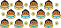 Dumpling Tumbler Decal UV DTF Cup Wrap for 16oz Libbey Glass KA-11758