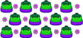 Dumpling Tumbler Decal UV DTF Cup Wrap for 16oz Libbey Glass KA-11773