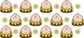 Dumpling Tumbler Decal UV DTF Cup Wrap for 16oz Libbey Glass KA-11817