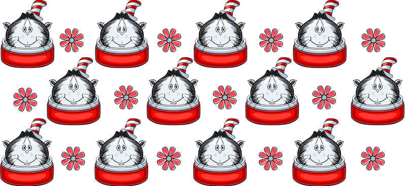 Dumpling Tumbler Decal UV DTF Cup Wrap for 16oz Libbey Glass KA-11823
