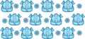 Dumpling Tumbler Decal UV DTF Cup Wrap for 16oz Libbey Glass KA-11825