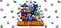 Halloween Pixel Character Tumbler Decal UV DTF Cup Wrap for 16oz Libbey Glass KA-11842