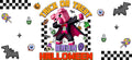 Trick or Treat Pink Character Tumbler Decal UV DTF Cup Wrap for 16oz Libbey Glass KA-11845