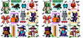 Halloween Sticker Collage Tumbler Decal UV DTF Cup Wrap for 16oz Libbey Glass KA-11856