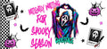 Spooky Horror Season UV DTF Cup Wrap Tumbler Decal Glass Can Wrap for 16oz Libbey KA-11879