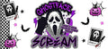 Ghost Face Halloween Spooky UV DTF Cup Wrap Tumbler Decal Glass Can Wrap for 16oz Libbey KA-11880
