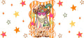 Western Ghost Halloween UV DTF Cup Wrap Tumbler Decal Glass Can Wrap for 16oz Libbey KA-11881