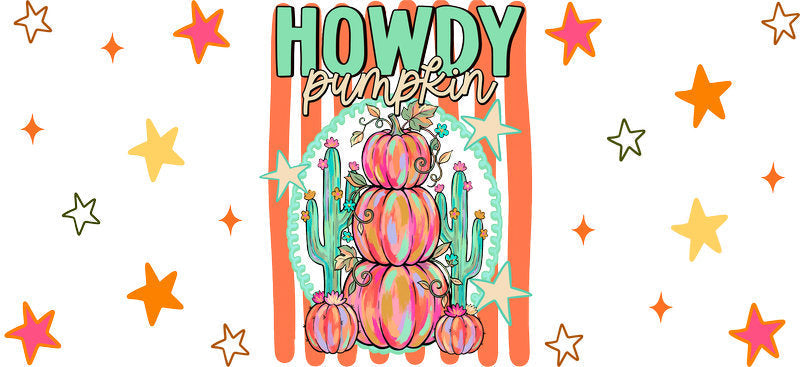 Halloween Pumpkin Patch UV DTF Cup Wrap Tumbler Decal Glass Can Wrap for 16oz Libbey KA-11883