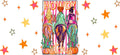 Halloween Witch Costume UV DTF Cup Wrap Tumbler Decal Glass Can Wrap for 16oz Libbey KA-11884