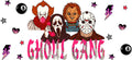 Halloween Ghoul Gang UV DTF Cup Wrap Tumbler Decal Glass Can Wrap for 16oz Libbey KA-11900