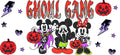 Halloween Ghoul Gang Design UV DTF Cup Wrap Tumbler Decal Glass Can Wrap for 16oz Libbey KA-11905