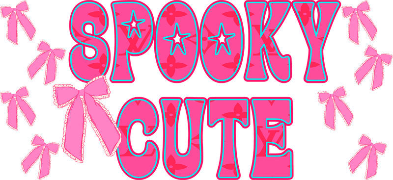 Spooky Cute Halloween UV DTF Cup Wrap Tumbler Decal Glass Can Wrap for 16oz Libbey KA-11909