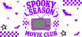 Halloween Movie Club UV DTF Cup Wrap Tumbler Decal Glass Can Wrap for 16oz Libbey KA-11918
