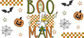 Halloween Boo Man Retro UV DTF Cup Wrap Tumbler Decal Glass Can Wrap for 16oz Libbey KA-11925