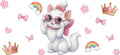 Cat UV DTF Cup Wrap Tumbler Decal Glass Can Wrap for 16oz Libbey KA-11937