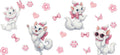 Cat UV DTF Cup Wrap Tumbler Decal Glass Can Wrap for 16oz Libbey KA-11960