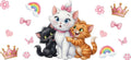 Cat UV DTF Cup Wrap Tumbler Decal Glass Can Wrap for 16oz Libbey KA-11961