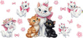Cat UV DTF Cup Wrap Tumbler Decal Glass Can Wrap for 16oz Libbey KA-11969