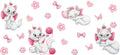 Cat UV DTF Cup Wrap Tumbler Decal Glass Can Wrap for 16oz Libbey KA-11973