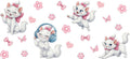 Cat UV DTF Cup Wrap Tumbler Decal Glass Can Wrap for 16oz Libbey KA-11980