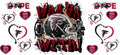 32 Team Football UV DTF Cup Wrap Tumbler Decal Glass Can Wrap for 16oz Libbey KA-12099