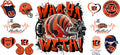 32 Team Football UV DTF Cup Wrap Tumbler Decal Glass Can Wrap for 16oz Libbey KA-12100