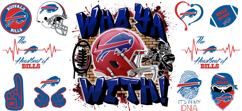 32 Team Football UV DTF Cup Wrap Tumbler Decal Glass Can Wrap for 16oz Libbey KA-12101