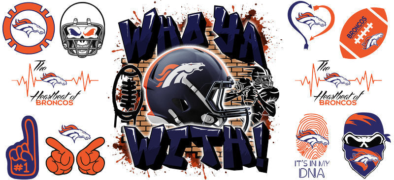 32 Team Football UV DTF Cup Wrap Tumbler Decal Glass Can Wrap for 16oz Libbey KA-12104