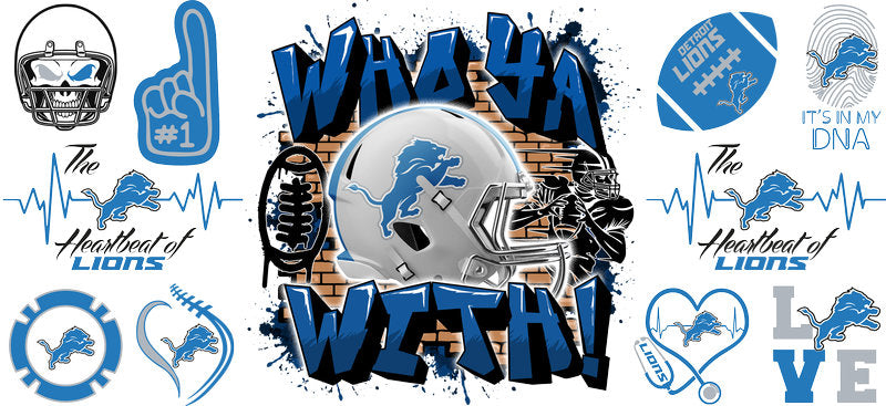 32 Team Football UV DTF Cup Wrap Tumbler Decal Glass Can Wrap for 16oz Libbey KA-12110