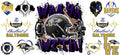 32 Team Football UV DTF Cup Wrap Tumbler Decal Glass Can Wrap for 16oz Libbey KA-12115
