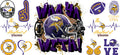 32 Team Football UV DTF Cup Wrap Tumbler Decal Glass Can Wrap for 16oz Libbey KA-12122
