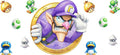 Cute Video Game Character UV DTF Cup Wrap for 16oz Libbey Glass KA-12130