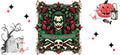 Horror Moive Halloween UV DTF Cup Wrap for 16oz Libbey Glass KA-12193