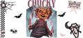 Horror Moive Halloween UV DTF Cup Wrap for 16oz Libbey Glass KA-12217