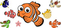 Ocean Fish Cartoon Movie UV DTF Cup Wrap for 16oz Libbey Glass KA-12326