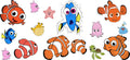 Ocean Fish Cartoon Movie UV DTF Cup Wrap for 16oz Libbey Glass KA-12332