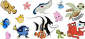 Ocean Fish Cartoon Movie UV DTF Cup Wrap for 16oz Libbey Glass KA-12338