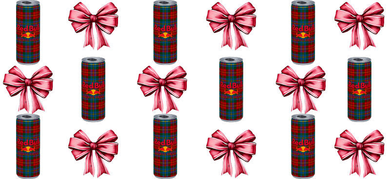 Energy Drink Bow aesthetic UV DTF Cup Wrap for 16oz Glass Can Libbey KA-12353