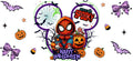 Halloween  UV DTF Cup Wrap Tumbler Decal Glass Can Wrap for 16oz Libbey KA-12371